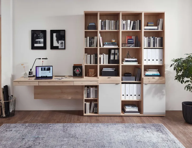 Stralsunder Möbelwerke Mira Schreibtisch-Bücherregal Online