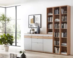 Stralsunder Möbelwerke Mira Sideboard mit Bücherregal Outlet