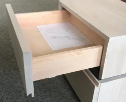 Dico Möbel Nachttisch eiche weiß geölt Clearance