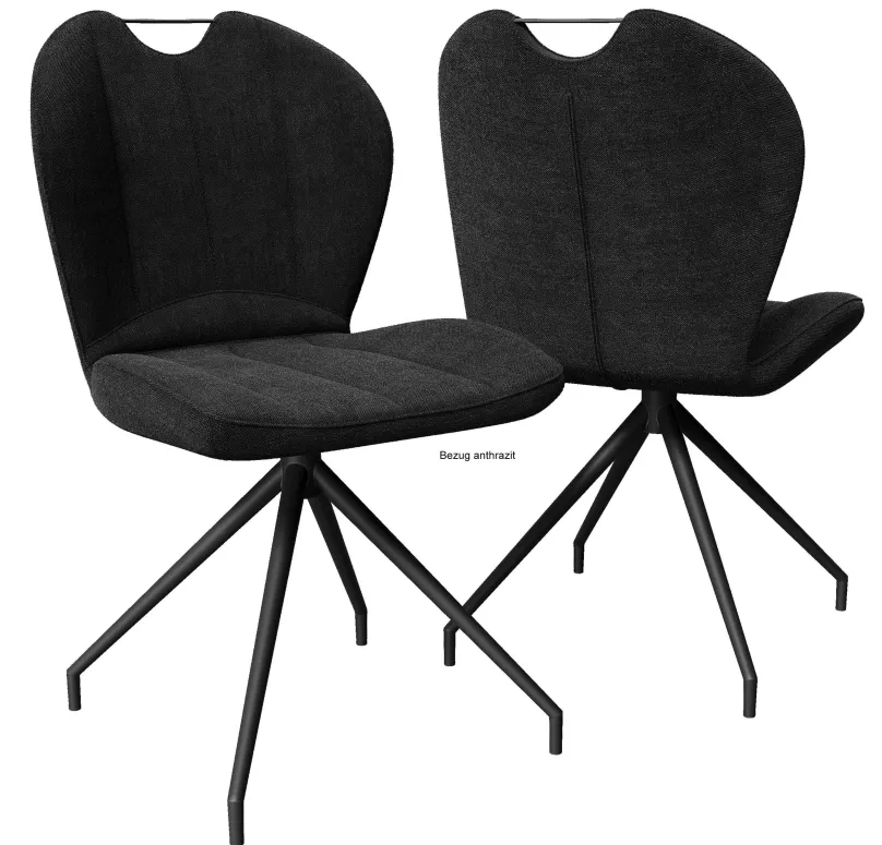 Akante New York Drehstuhl Esszimmer 2er Set Hot