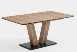 niehoff-sitzmöbel Niehoff Esstischgruppe Milton mit Retrolook Stuhl Malta