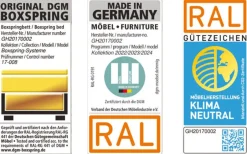 HAPO GmbH & Co. KG Nizza Boxspringbett 140x200 Best