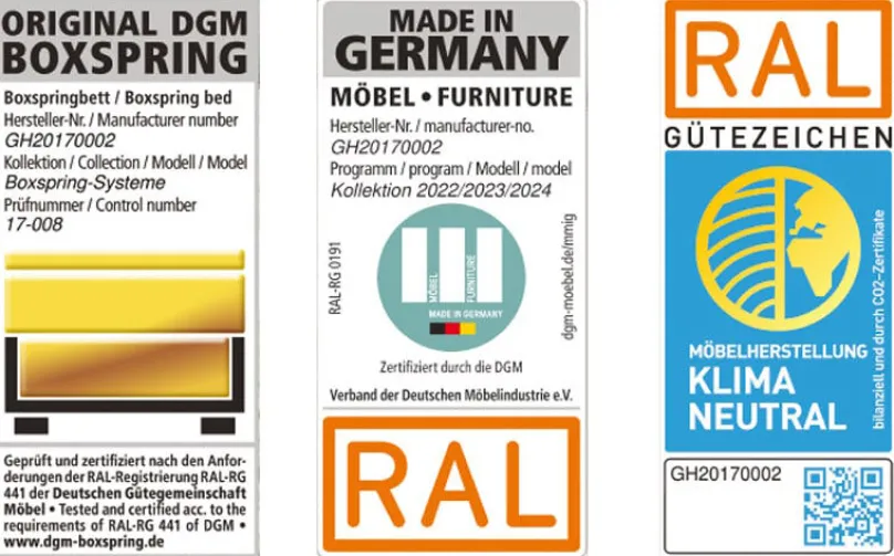 HAPO GmbH & Co. KG Nizza Boxspringbett 140x200 Best