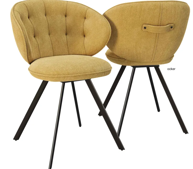 Akante Nottingham 2er Set Drehstühle Esszimmer