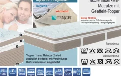 Schwarzwald Schlafsysteme GmbH Nubo Matratze mit integriertem Topper Outlet