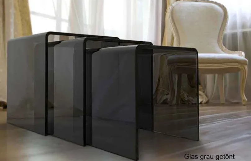 Akante Olivea Beistelltisch Glas 3er Set Best