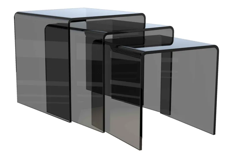 Akante Olivea Beistelltisch Glas 3er Set Best