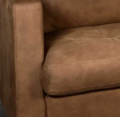 D&N Polstermöbel Optima 2-Sitzer Sofa mit Ottomane