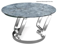Akante Ozean Couchtisch rund modern Clearance