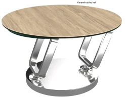 Akante Ozean Couchtisch rund modern Clearance