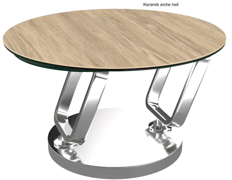 Akante Ozean Couchtisch rund modern Clearance