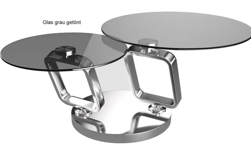 Akante Ozean Couchtisch rund modern Clearance