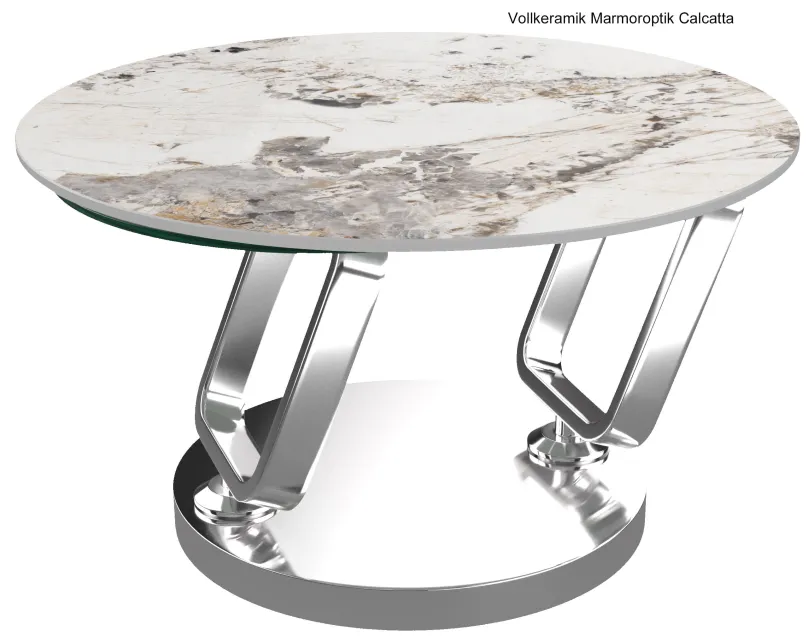 Akante Ozean Couchtisch rund modern Clearance