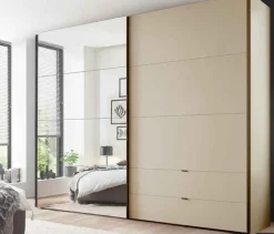 Staud Möbel GmbH & Co.KG Paros Kleiderschrank mit Spiegel und Schubladen