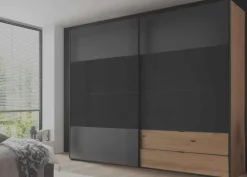 Staud Möbel GmbH & Co.KG Paros Kleiderschrank mit Spiegel und Schubladen