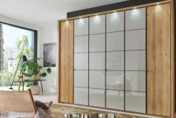 Wiemann Möbel Quito Kleiderschrank mit Glastüren Hot