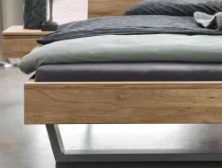 Forestales Redwood Holzbett mit Polsterkopfteil Discount