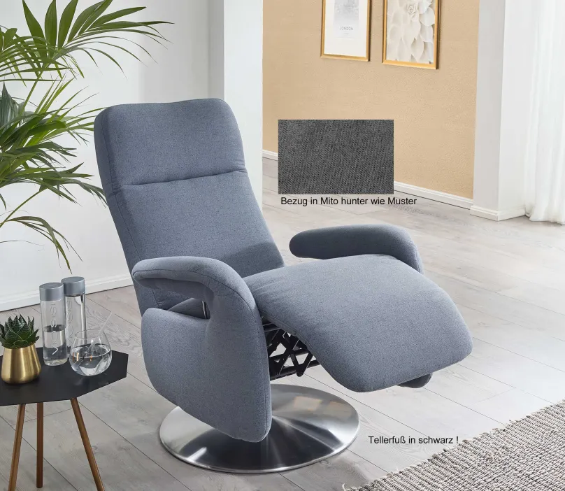 Dietsch Polstermöbel GmbH Relaxsessel grau modern Clearance