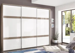 Wiemann Möbel Rialto Kleiderschrank mit Glasfront Discount