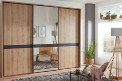 Wiemann Möbel Rialto Kleiderschrank mit Spiegel Discount