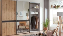 Wiemann Möbel Rialto Kleiderschrank mit Spiegel Discount
