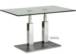 Vierhaus Vertrieb GmbH & Co. KG Rimini Deluxe Couchtisch Glas chrom Sale