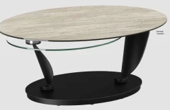 Akante Rosa Couchtisch oval