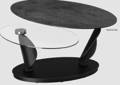 Akante Rosa Couchtisch oval