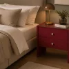 HAPO GmbH & Co. KG Roter Nachttisch für Boxspringbett Discount