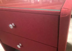 HAPO GmbH & Co. KG Roter Nachttisch für Boxspringbett Discount