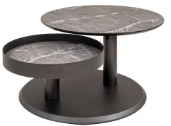 Vierhaus Vertrieb GmbH & Co. KG 7503 runder Couchtisch mit Stauraum Best