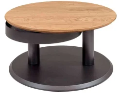 Vierhaus Vertrieb GmbH & Co. KG 7503 runder Couchtisch mit Stauraum Best