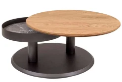 Vierhaus Vertrieb GmbH & Co. KG 7503 runder Couchtisch mit Stauraum Best