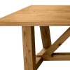 MKS Möbel Rustic Max rustikaler Massivholztisch rustic, wildeiche 200x100 / 220x100 cm Outlet