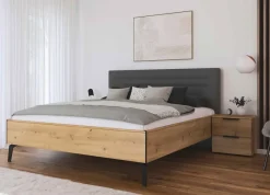 Rauch Scale Bett eiche mit Polsterkopfteil Best
