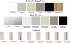Rauch Scale Linea Trio Schwebetürenschrank mit Spiegel Hot