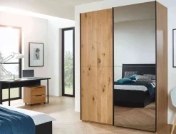 Rauch Scale Slide Wood Kleiderschrank eiche Hot