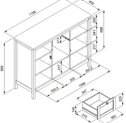 mkpreis Sideboard weiß Landhaus Best