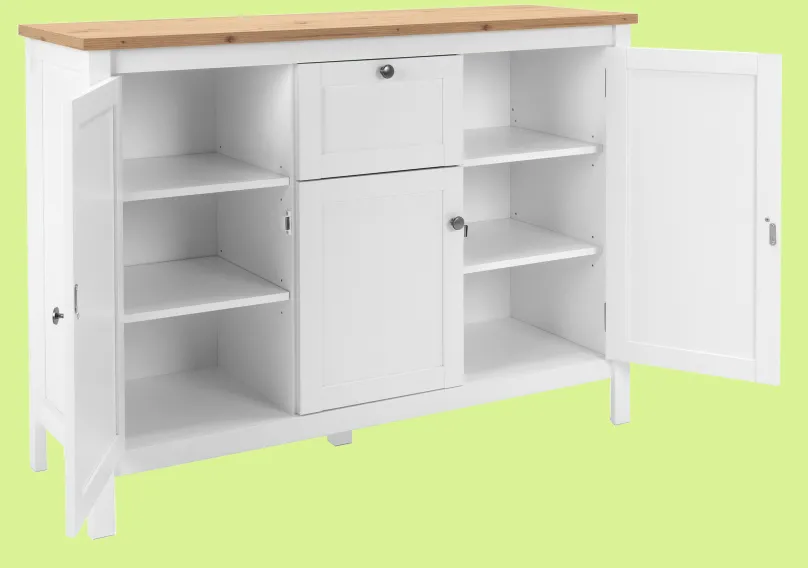 mkpreis Sideboard weiß Landhaus Best