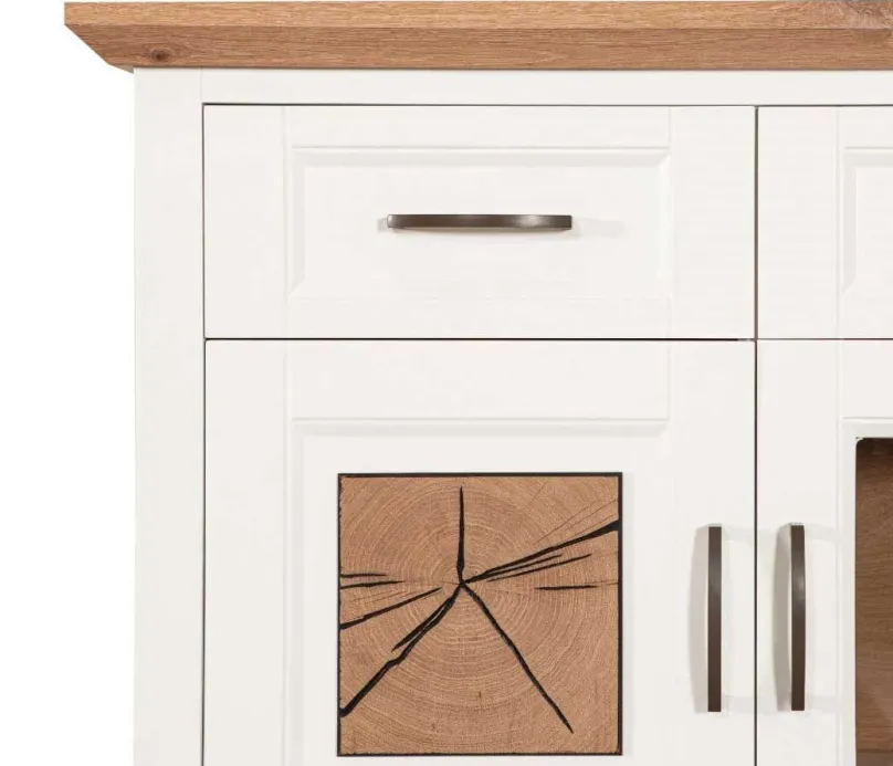Larix Sideboard weiß Landhaus Hot
