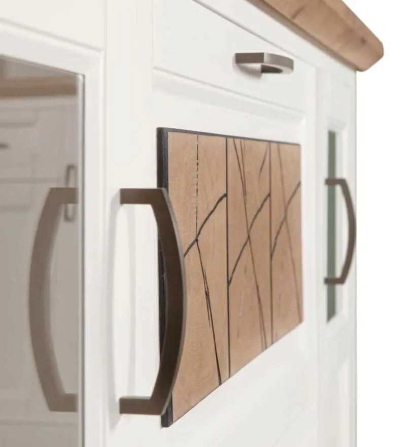 Larix Sideboard weiß Landhaus Hot