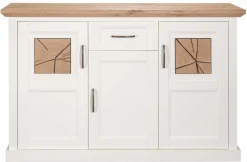 Larix Sideboard weiß Landhaus Hot