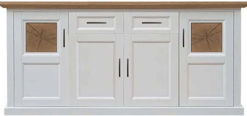 Larix Sideboard weiß Landhaus Hot