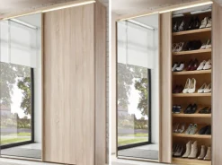 Staud Möbel GmbH & Co.KG Sinfonie Plus Garderobenschrank mit Spiegel New