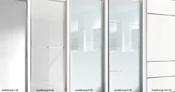 Staud Möbel GmbH & Co.KG Sinfonie Plus Kleiderschrank mit Glastüren