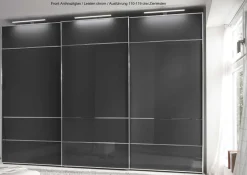 Staud Möbel GmbH & Co.KG Sinfonie Plus Schwebetürenschrank mit Glastüren Clearance