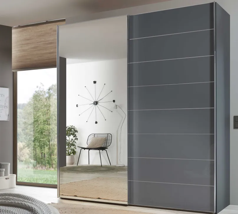 Staud Möbel GmbH & Co.KG Sonate Como Kleiderschrank mit Spiegel B188 cm Best
