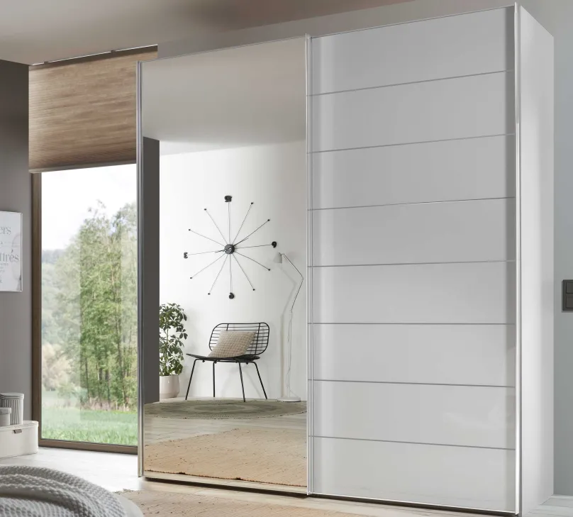 Staud Möbel GmbH & Co.KG Sonate Como Kleiderschrank mit Spiegel B188 cm Best