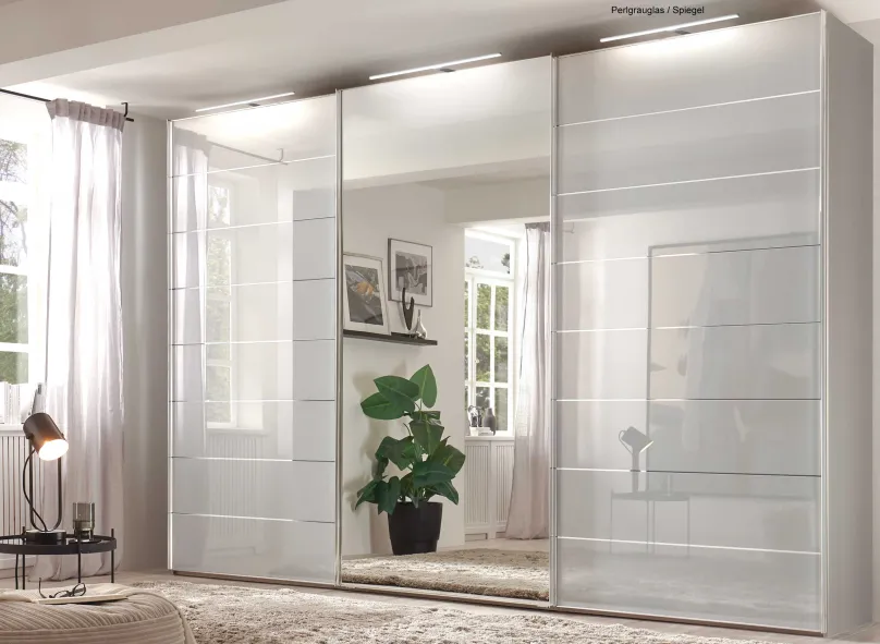 Staud Möbel GmbH & Co.KG Sonate Como Schwebetürenschrank mit Spiegel B249 cm Sale