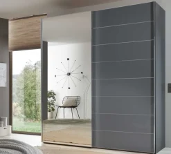 Staud Möbel GmbH & Co.KG Sonate Como Schwebetürenschrank mit Spiegel B200 cm Clearance